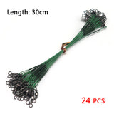 24 PCS Fishing Line Lure Protecting Line 15cm,23cm,30cm