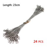 24 PCS Fishing Line Lure Protecting Line 15cm,23cm,30cm