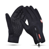 Fishing Gloves Full Finger Black