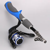 Ice Fishing Rod Red and Blue