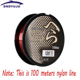 500M Nylon Fishing  Durable Thread Yellow