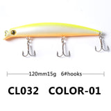 1pcs Fake Fishing 12cm 15g