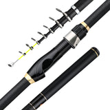 Rock Fishing Rod Black